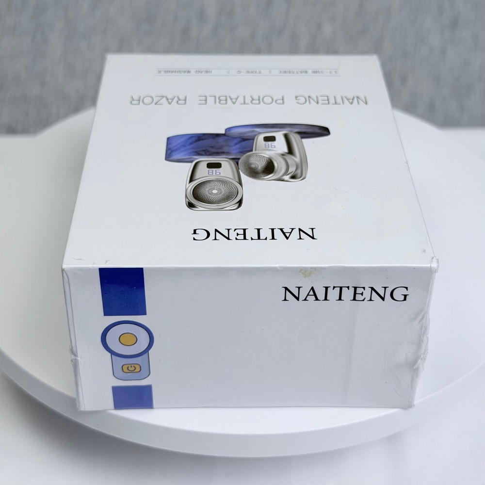 Naiteng Portable Razor FCX07 Mini Electric Shaver Type-C Rechargeable Silver - Picture 6 of 8